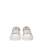 Burberry Sneakers Donna Tessuto Beige Burro