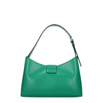 Salvatore Ferragamo Borse a Spalla trifolio s Donna Pelle Verde Smeraldo