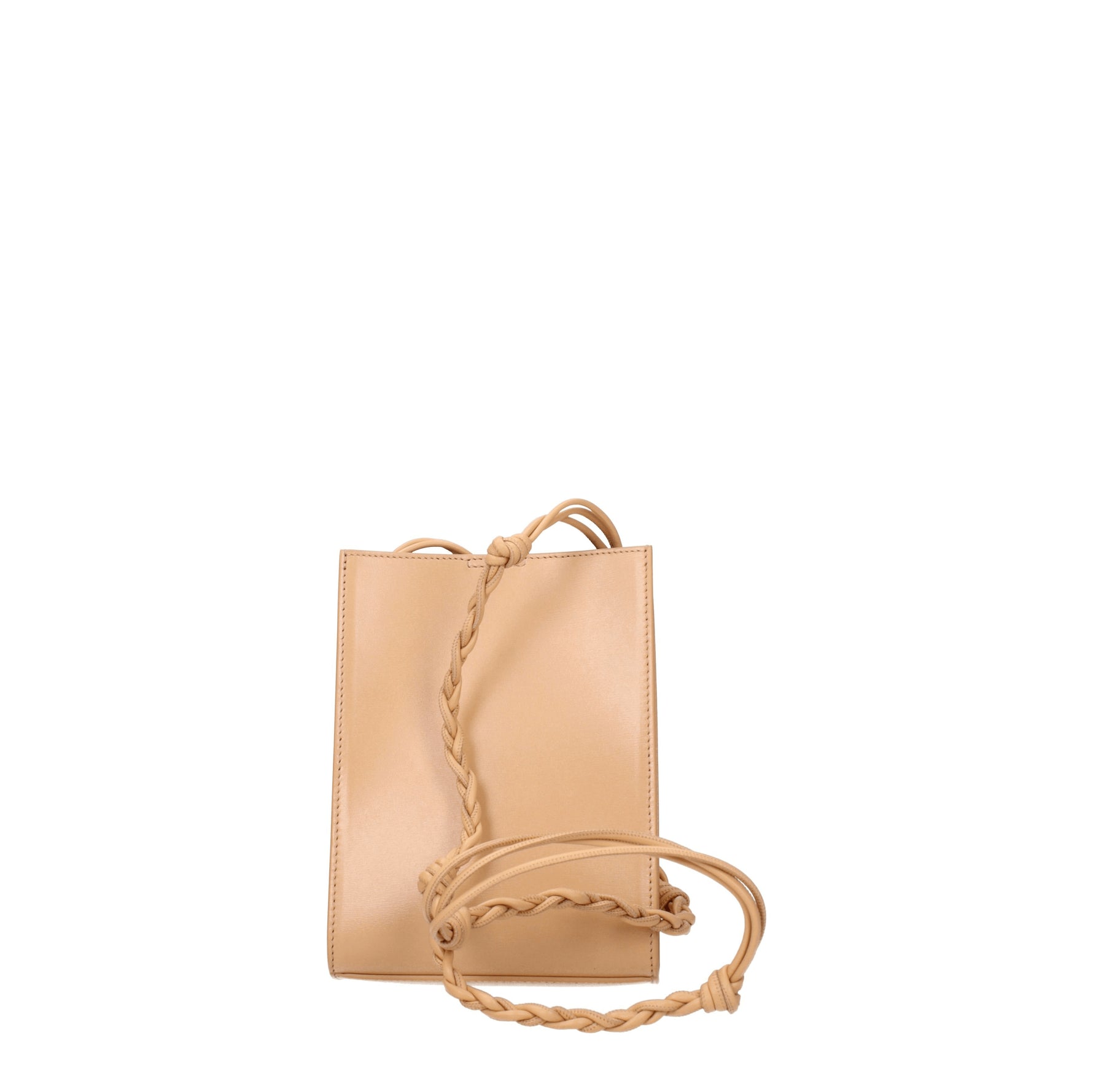 Jil Sander Borse a Tracolla tangle Donna Pelle Beige Bronzo