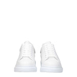 Alexander McQueen Sneakers oversized Donna Pelle Bianco Argento