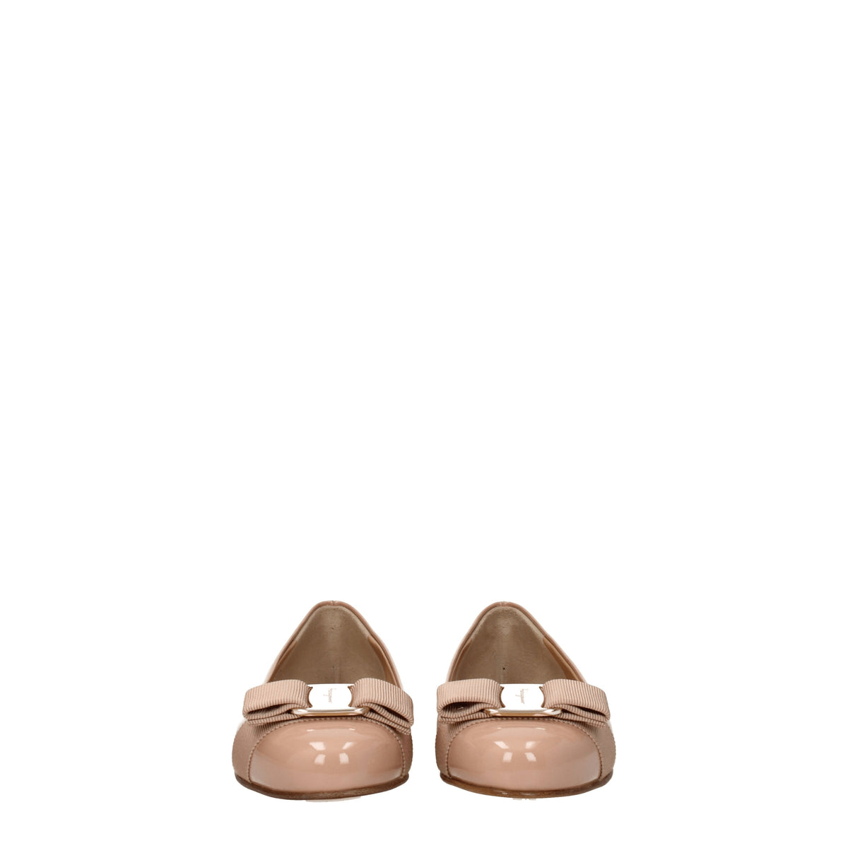 Salvatore Ferragamo Ballerine varina Donna Pelle Beige Biscotto