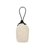 Jil Sander Pochette Donna Tessuto Beige Naturale