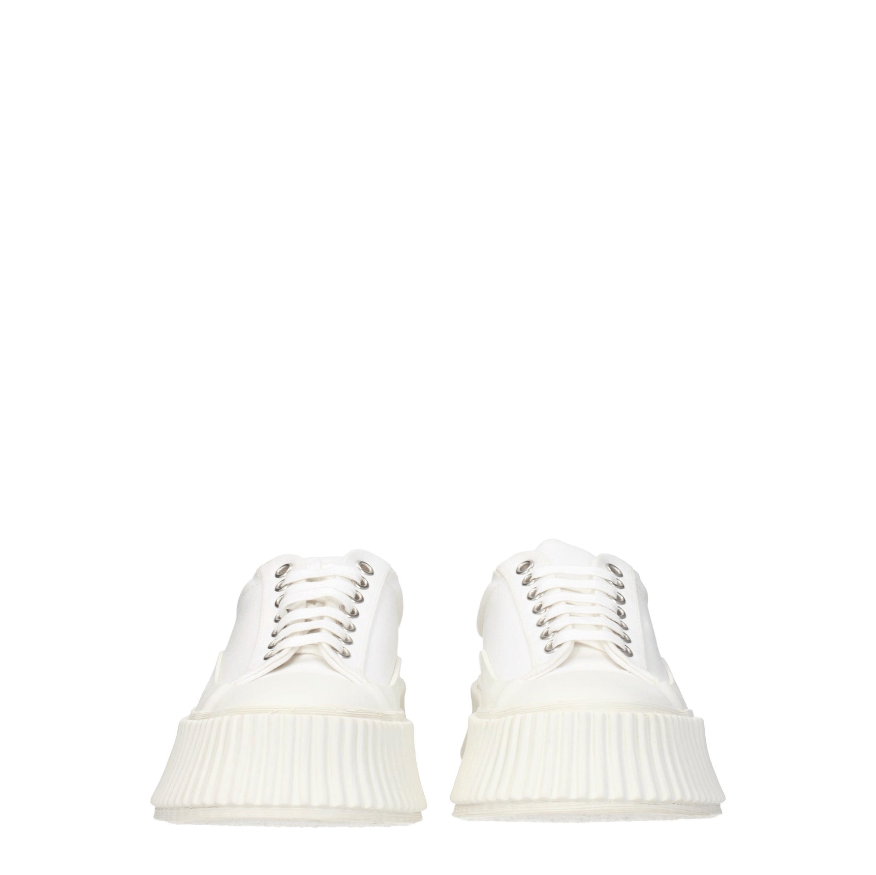 Jil Sander Sneakers Donna Tessuto Bianco