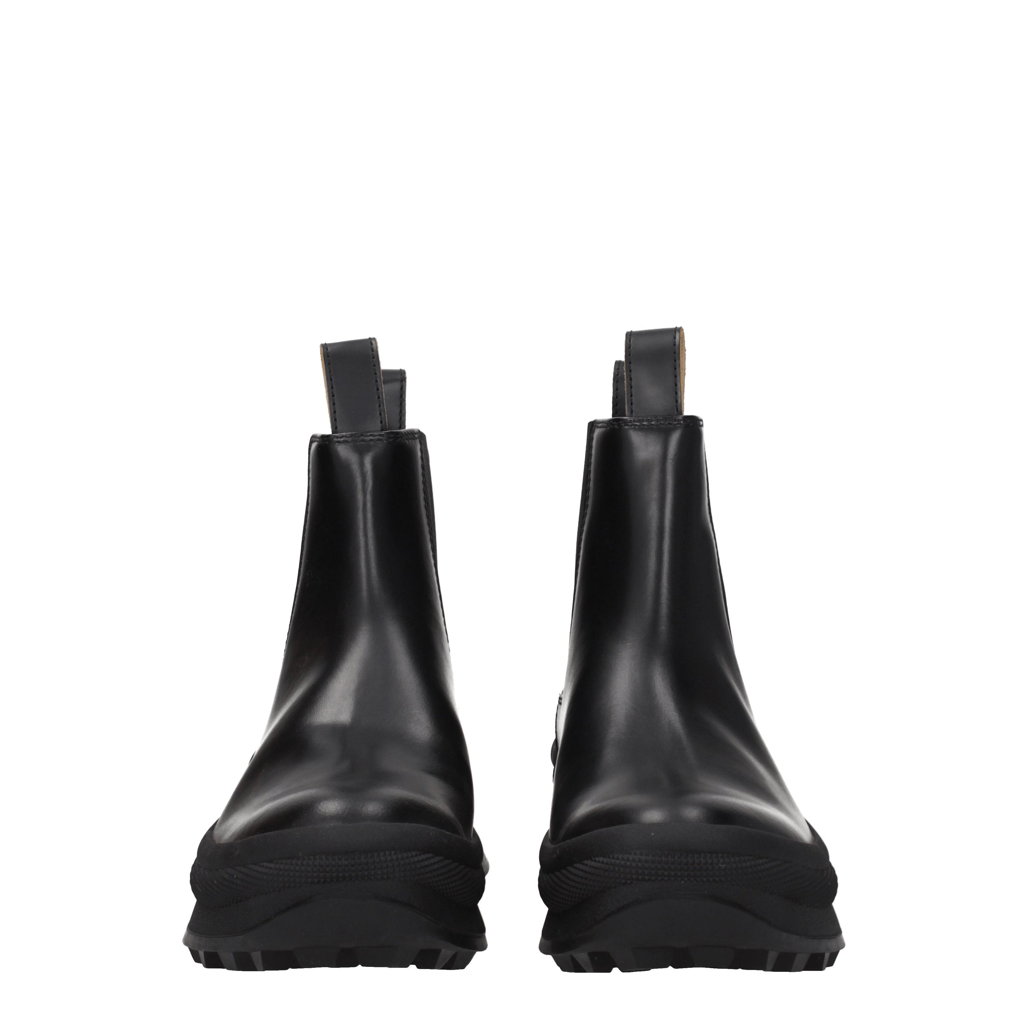 Jil Sander chunky-sole Chelsea boots - Black