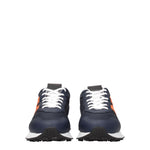 Hogan Sneakers h601 memory foam  Uomo Tessuto Blu Arancione