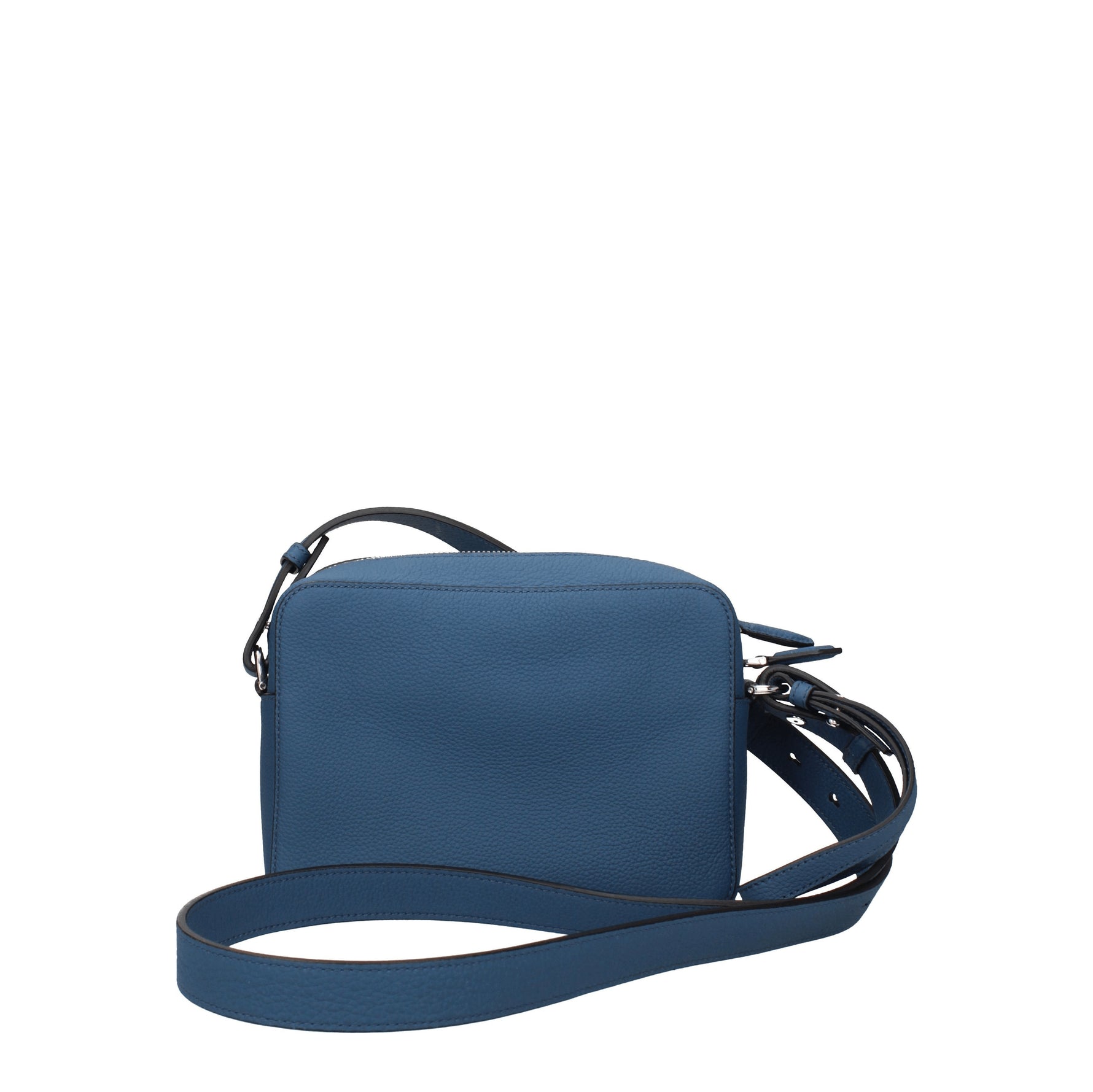 Salvatore Ferragamo Pochette Uomo Pelle Blu Denim