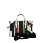 Gucci Borse a Mano Donna Tessuto Blu Beige