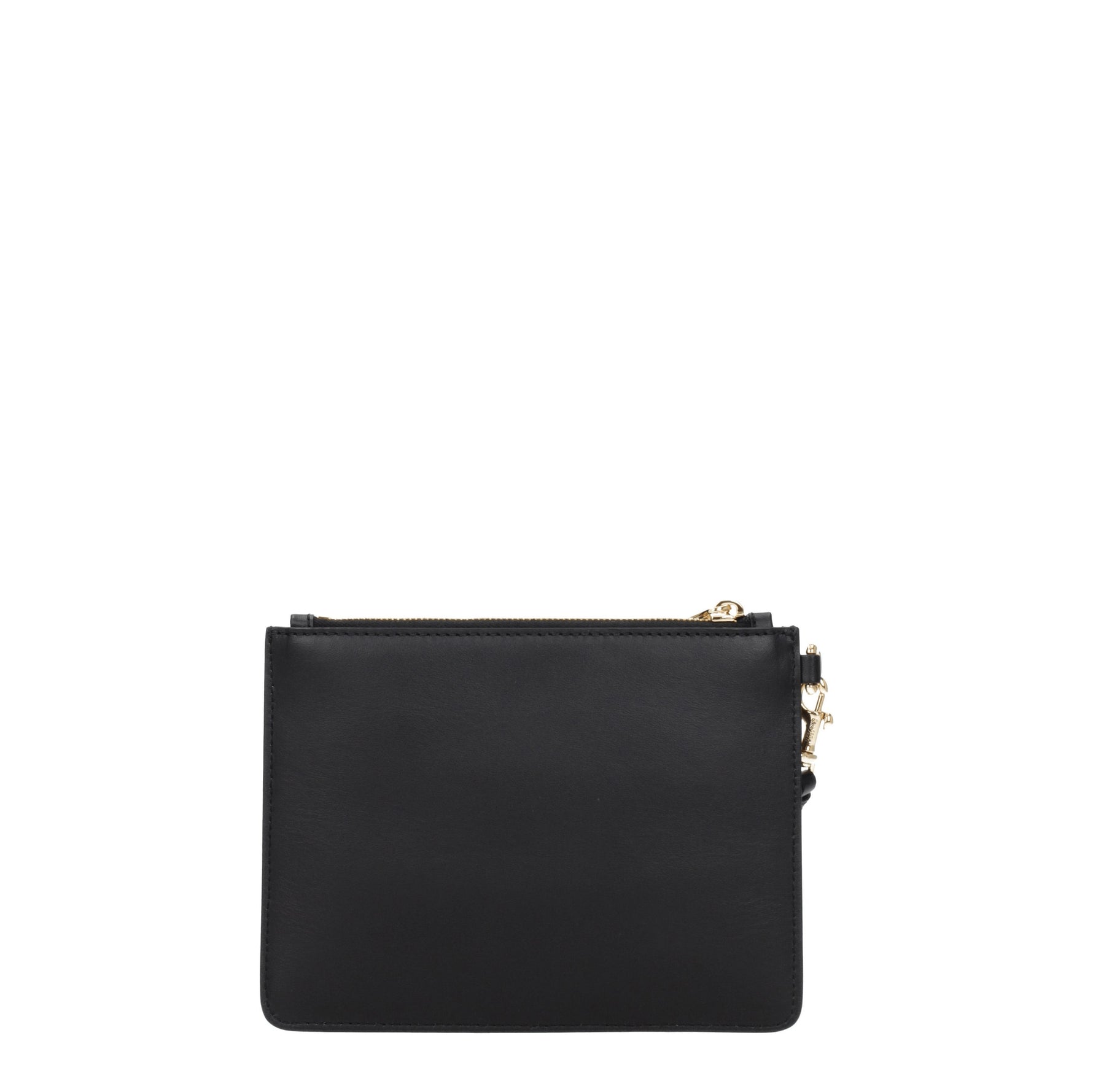 Moschino Pochette Donna Pelle Nero Oro