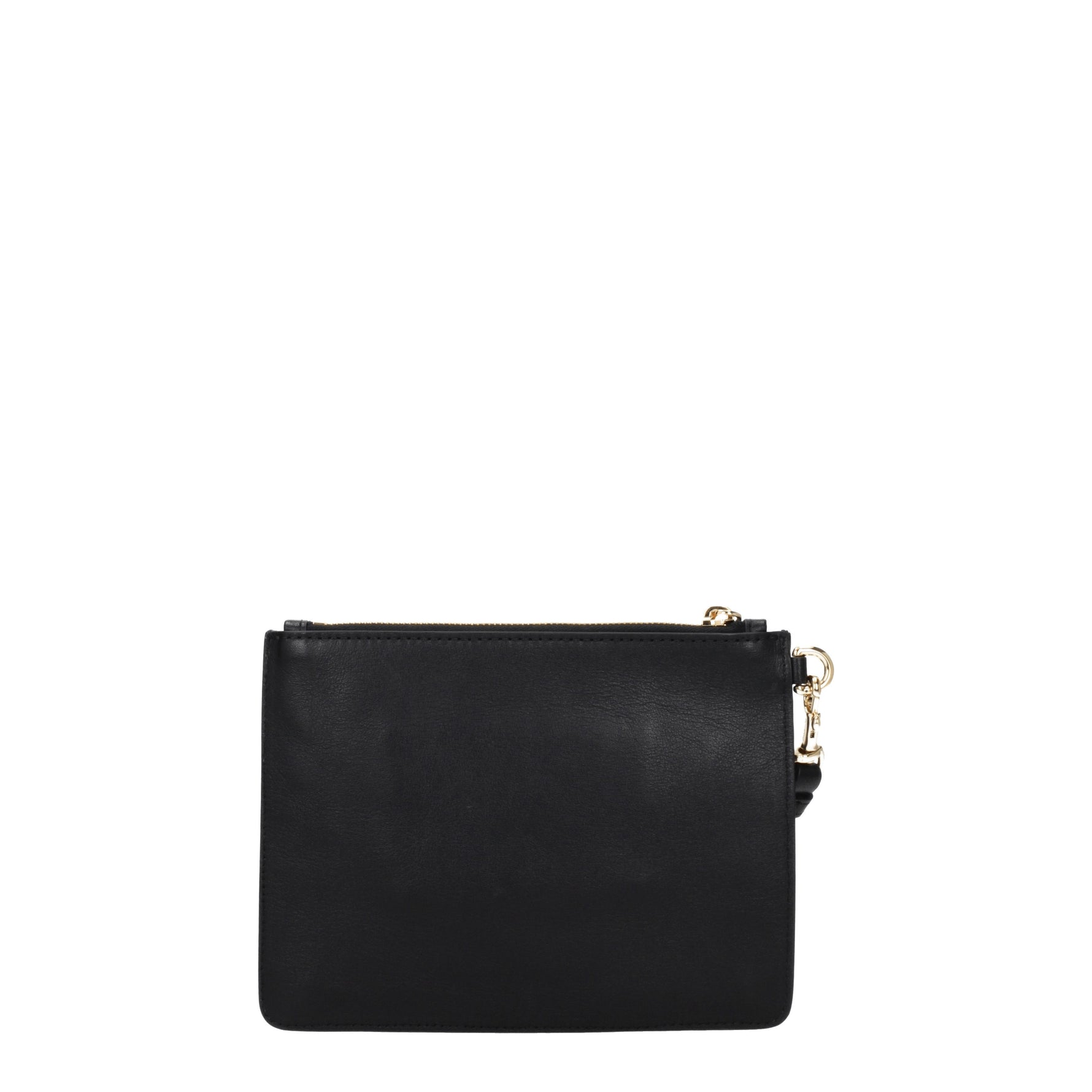 Moschino Pochette Donna Pelle Nero Oro