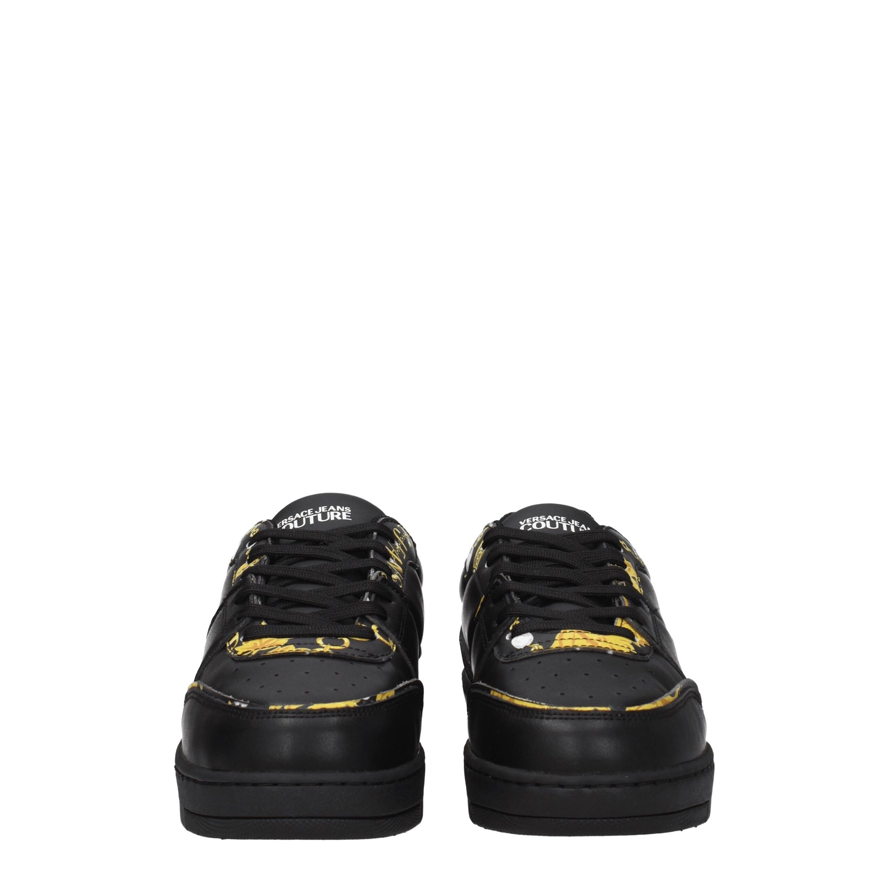 Versace Jeans Sneakers couture Donna Pelle Nero