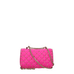 Valentino Garavani Borse a Mano rockstud spike Donna Pelle Rosa Fuxia Fluo