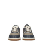 Christian Dior Sneakers Uomo Pelle Beige Grigio Scuro