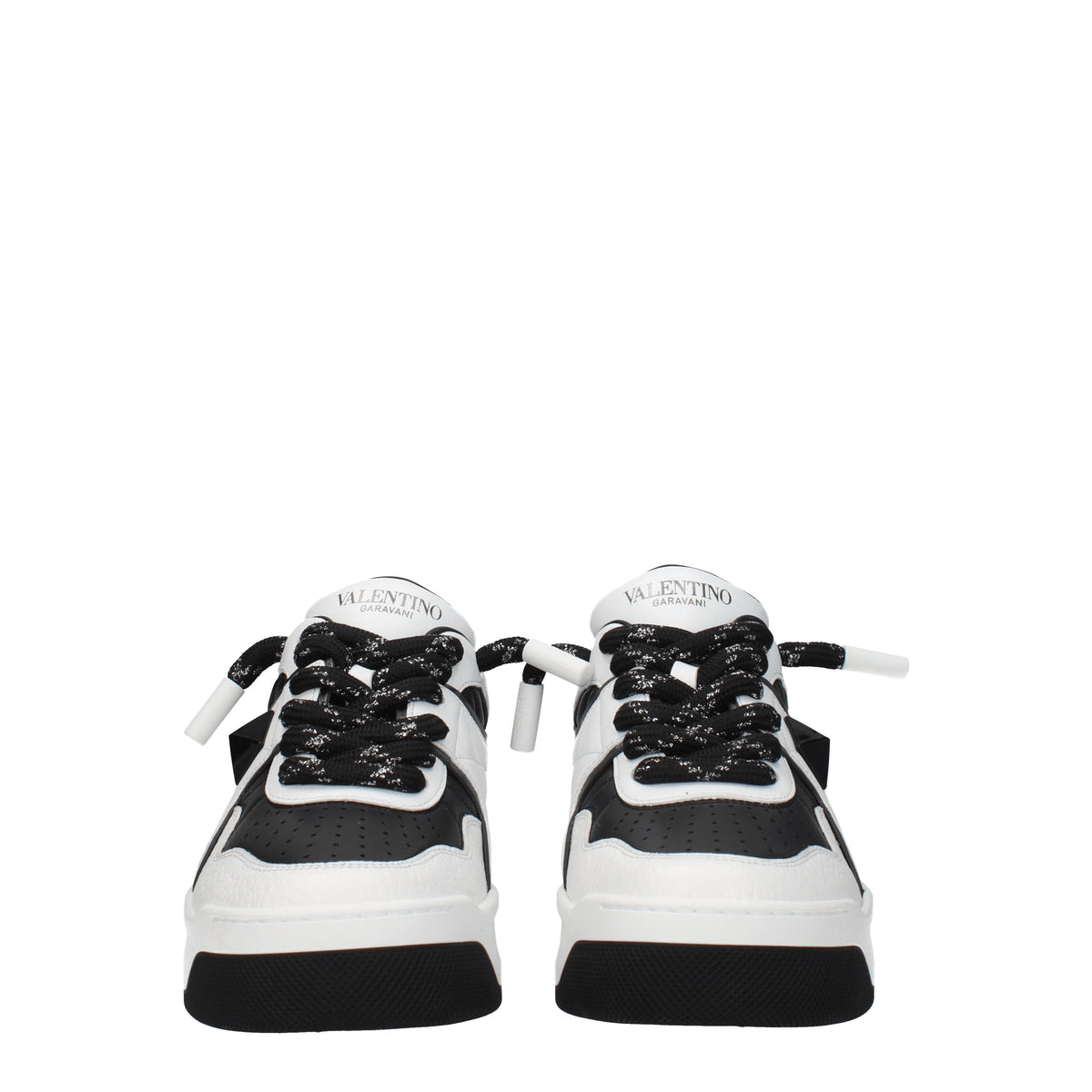 Valentino Garavani Sneakers Uomo Pelle Bianco Nero