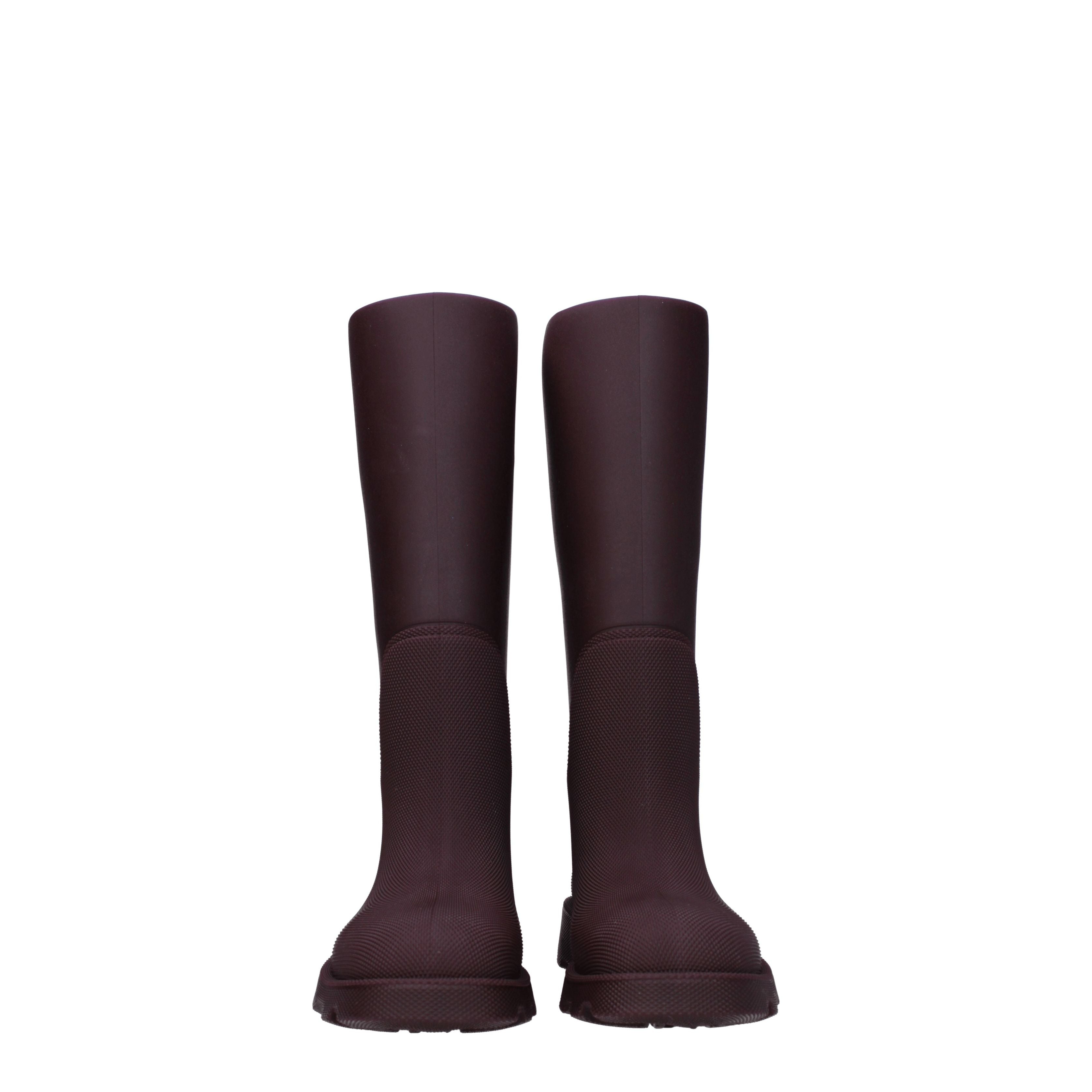 Burberry rain boots womens bordeaux online