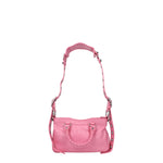 Balenciaga Borse a Mano cagole Donna Pelle Rosa Rosa Brillante