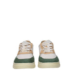 Autry Sneakers Uomo Tessuto Bianco Verde