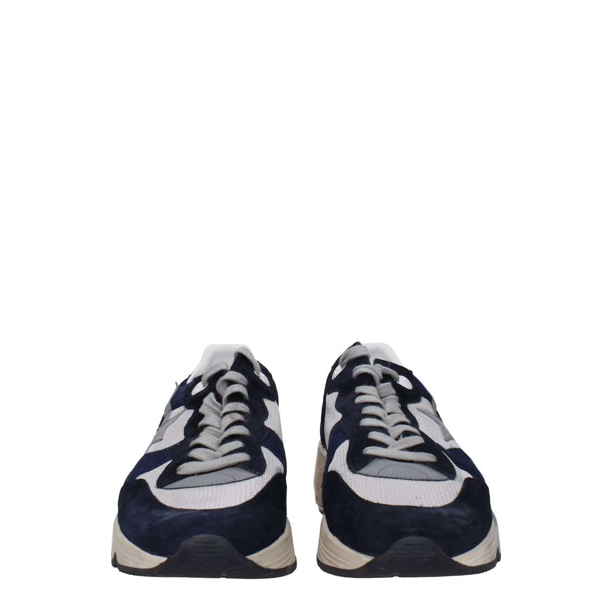 Golden Goose Sneakers running Uomo Camoscio Blu Grigio