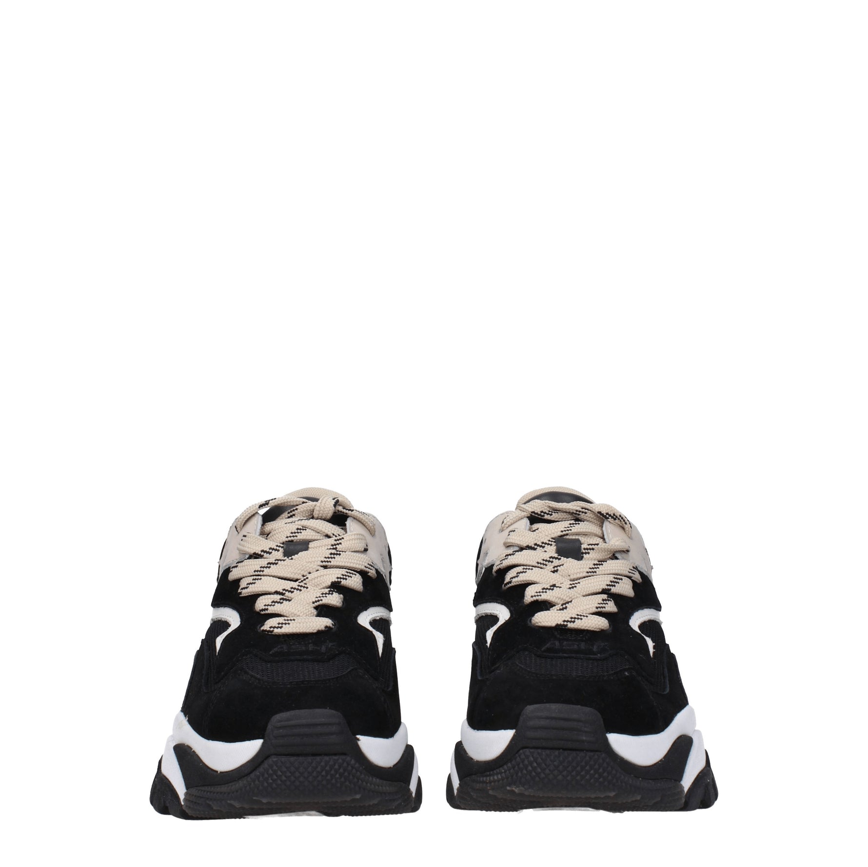 Ash Sneakers addict Donna Camoscio Nero Beige