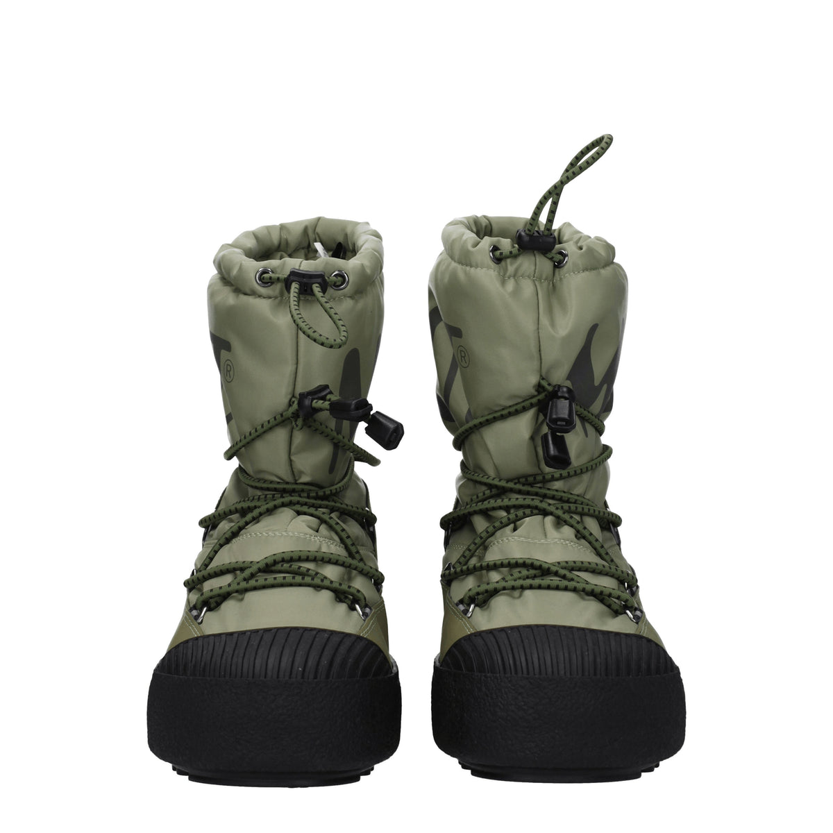 Moon Boot Stivaletti mtrack polar Uomo Tessuto Verde Verde Militare