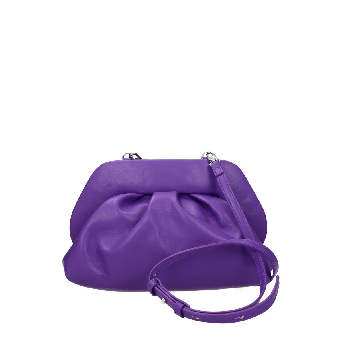 Themoirè Pochette Donna Poliuretano Viola Uva