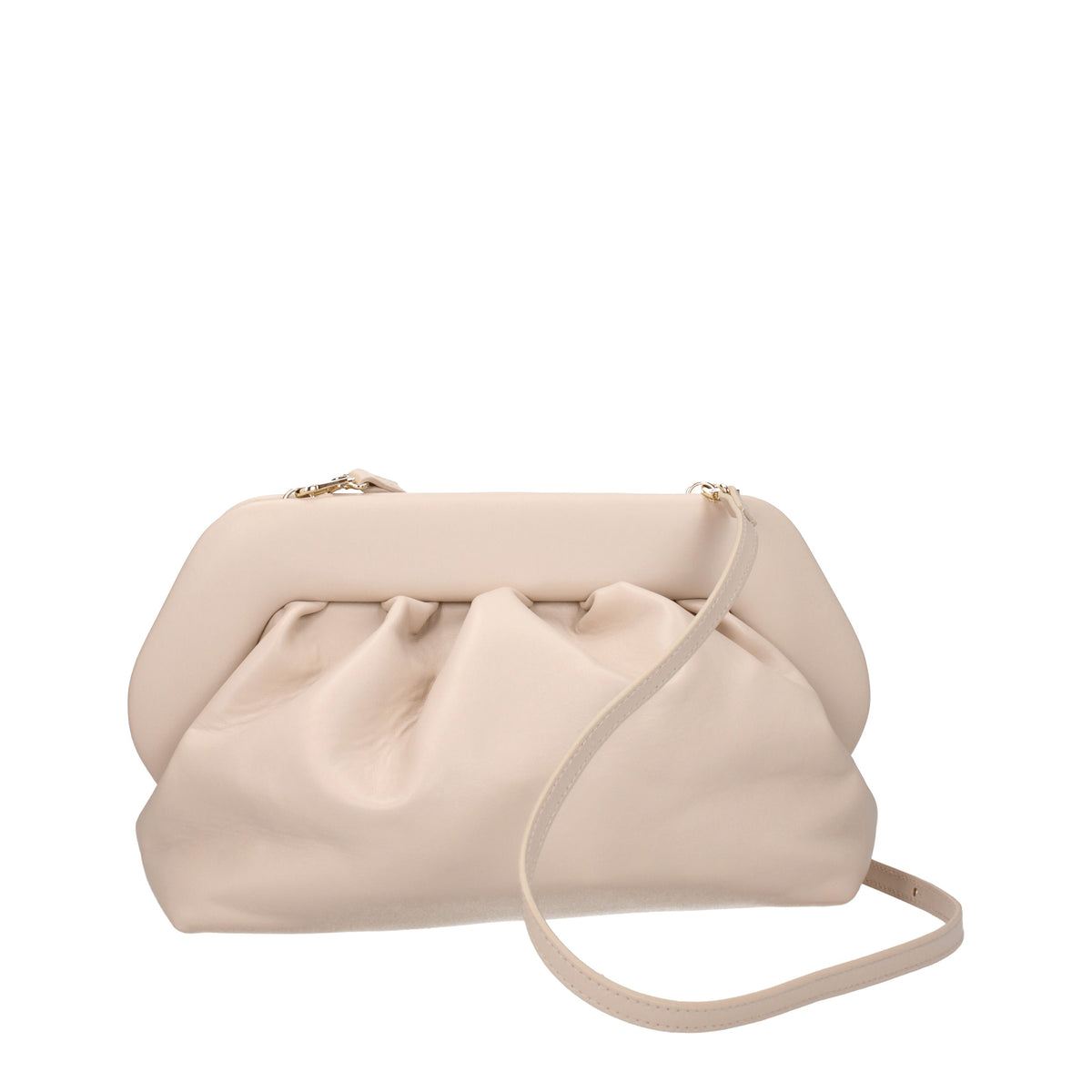 Themoirè Pochette Donna Poliuretano Beige Falena