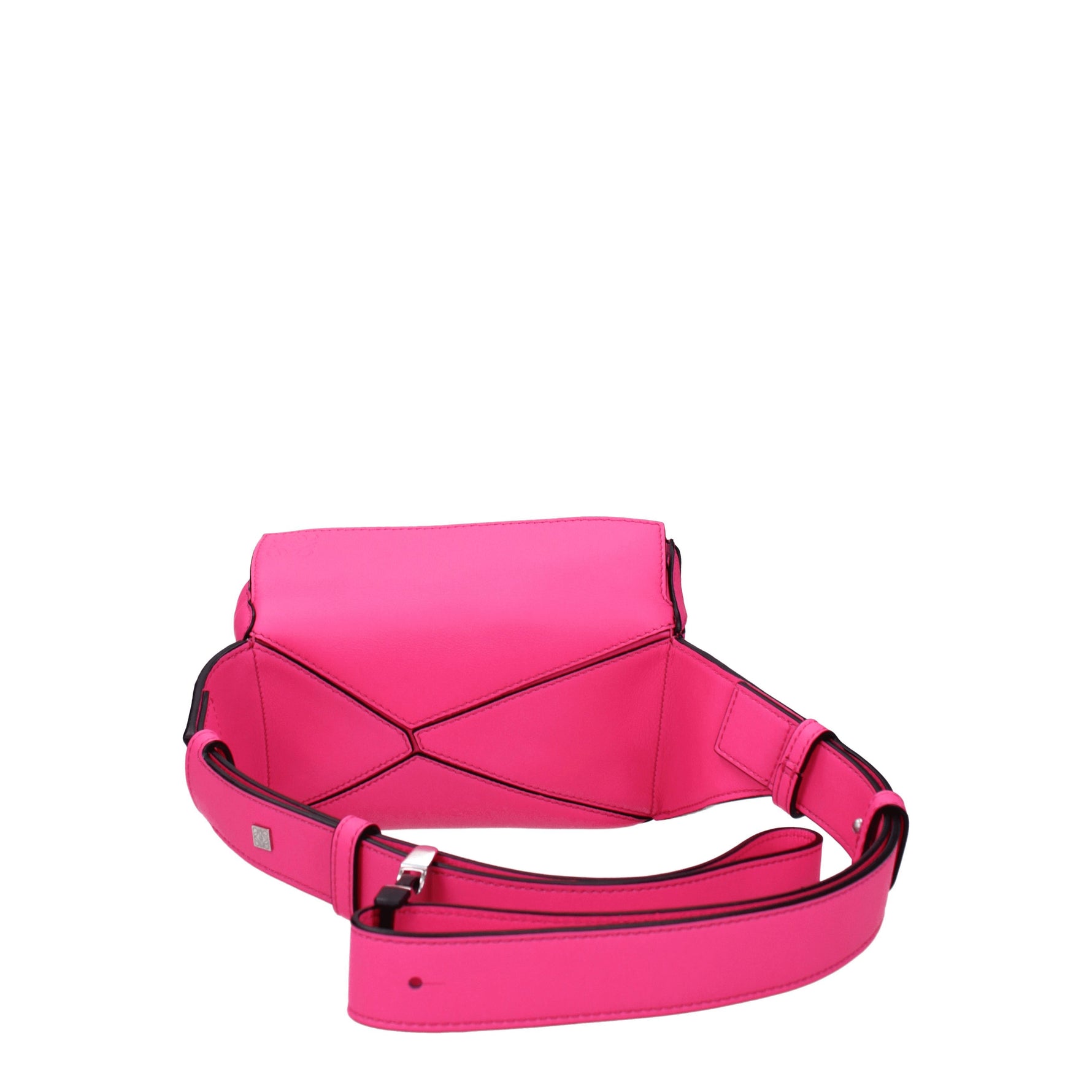 Loewe Zaini e Marsupi puzzle Donna Pelle Rosa Rosa Neon