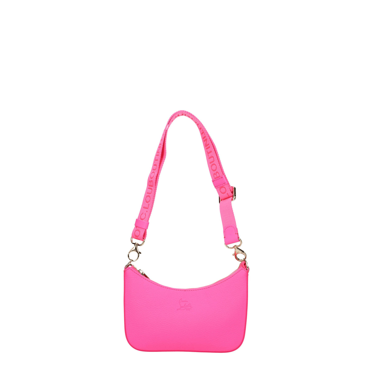 Louboutin Borse a Mano loubila Donna Pelle Rosa Rosa Fluo