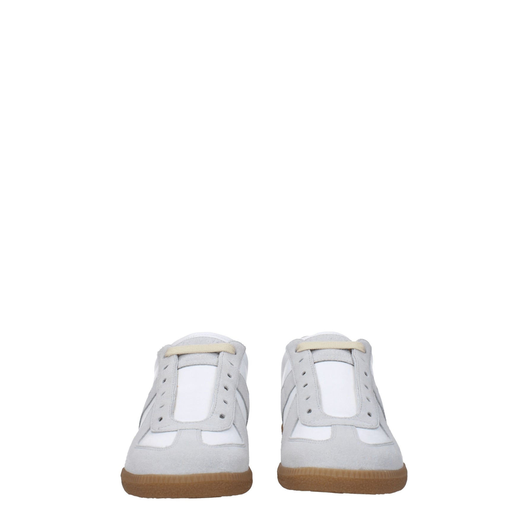 Maison Margiela Sneakers Donna Camoscio Bianco Grigio