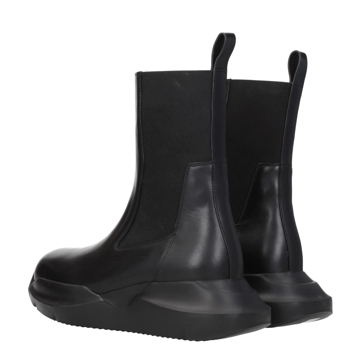 Rick Owens Stivaletti Uomo Pelle Nero