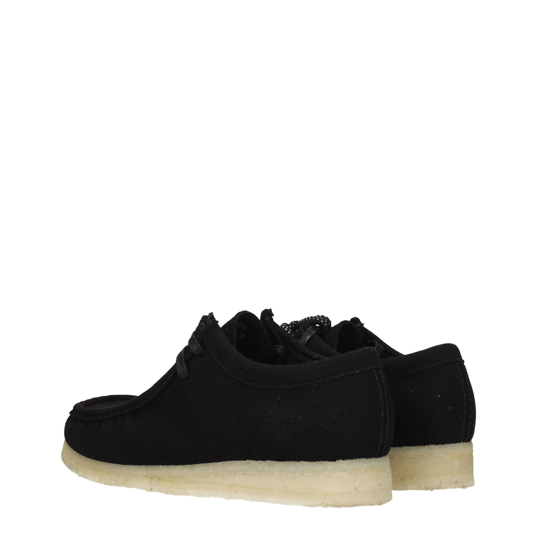 Clarks Derby wallabee Uomo Eco Camoscio Nero