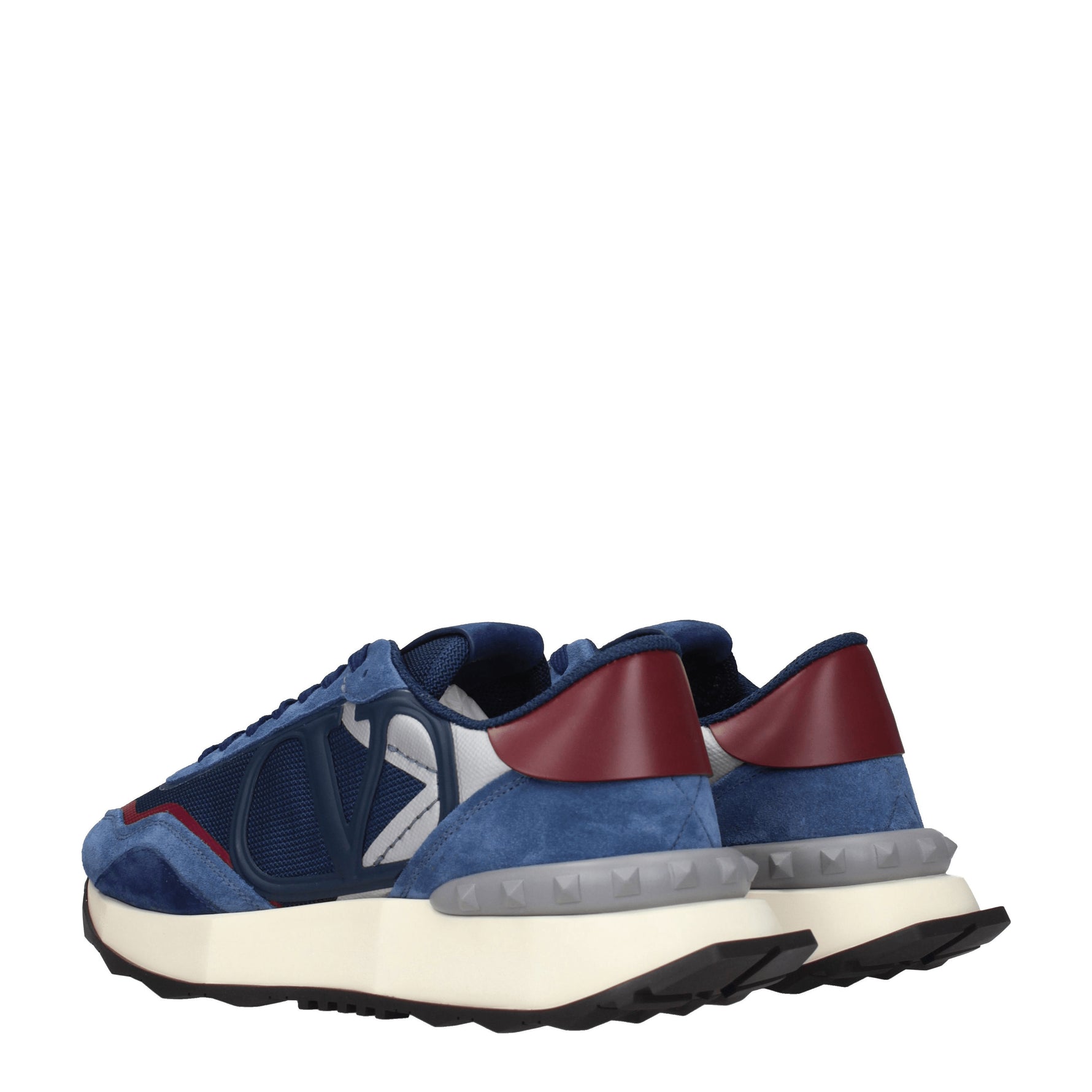 Valentino Garavani Sneakers Uomo Camoscio Blu Blu Royal