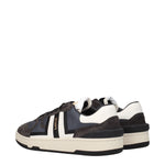 Lanvin Sneakers Uomo Camoscio Nero Antracite