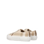 Burberry Sneakers Donna Cotone Beige Fawn