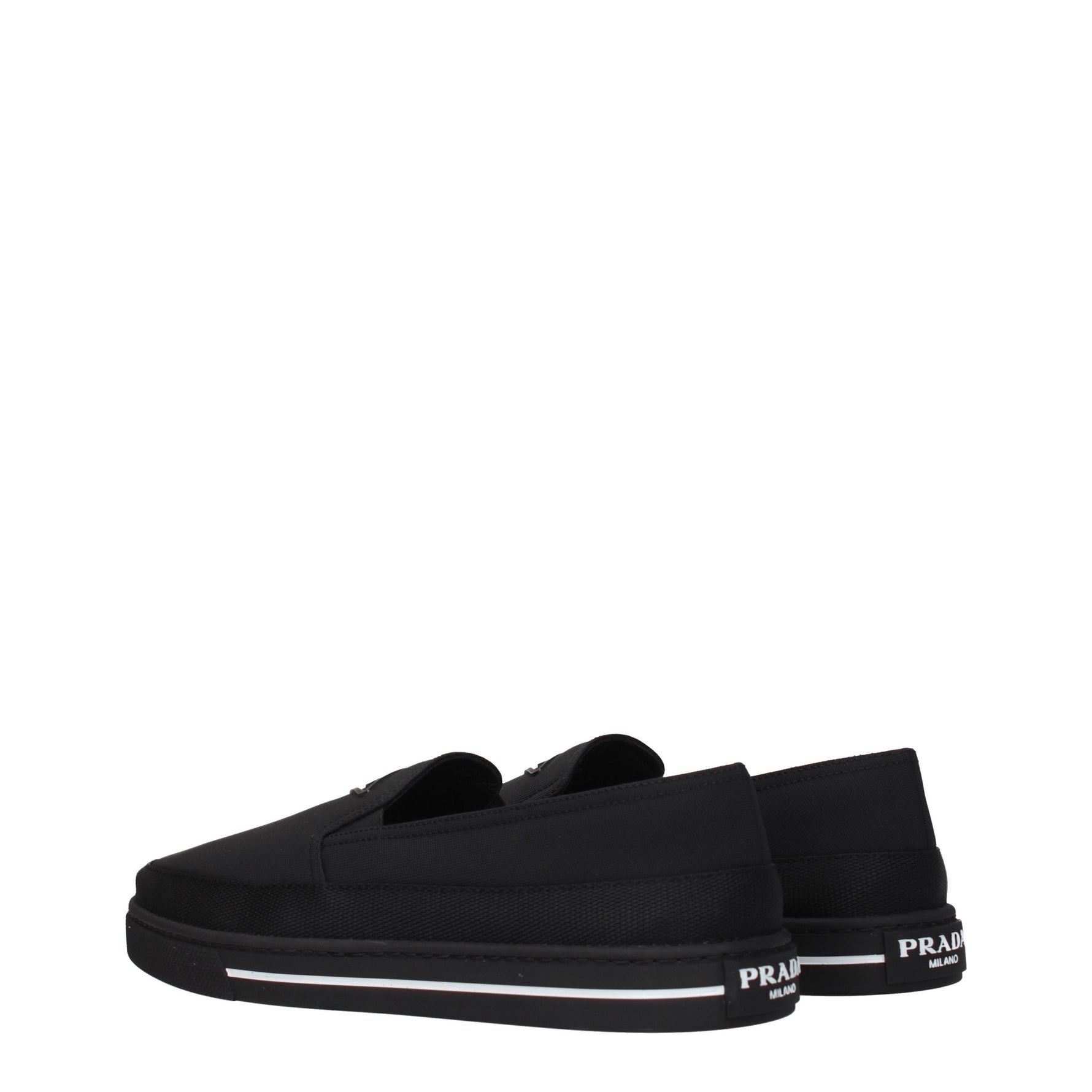 Prada Slip On Uomo Nylon Nero