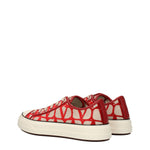 Valentino Garavani Sneakers Donna Tessuto Rosso