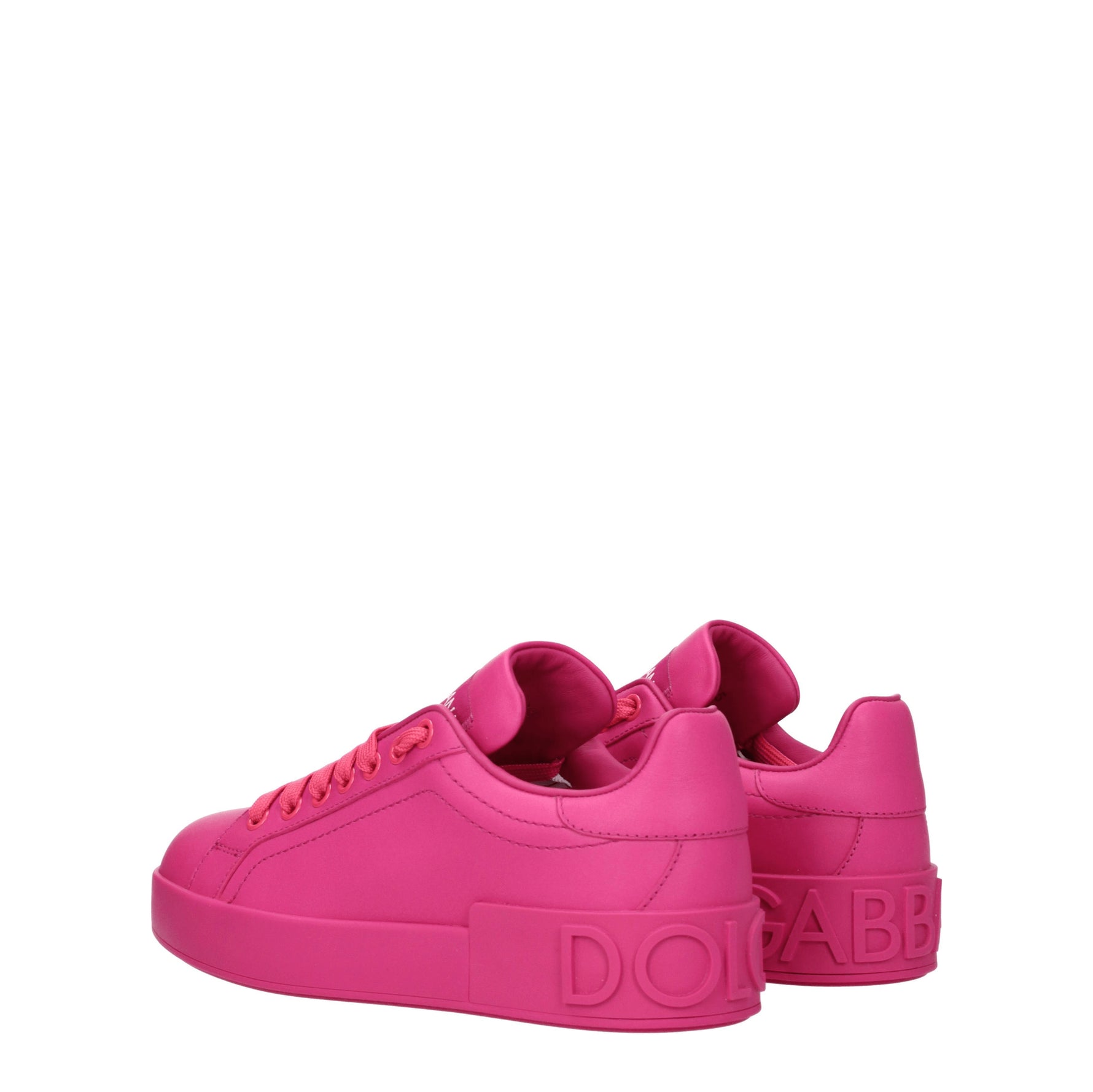 Dolce&Gabbana Sneakers Donna Pelle Fuxia