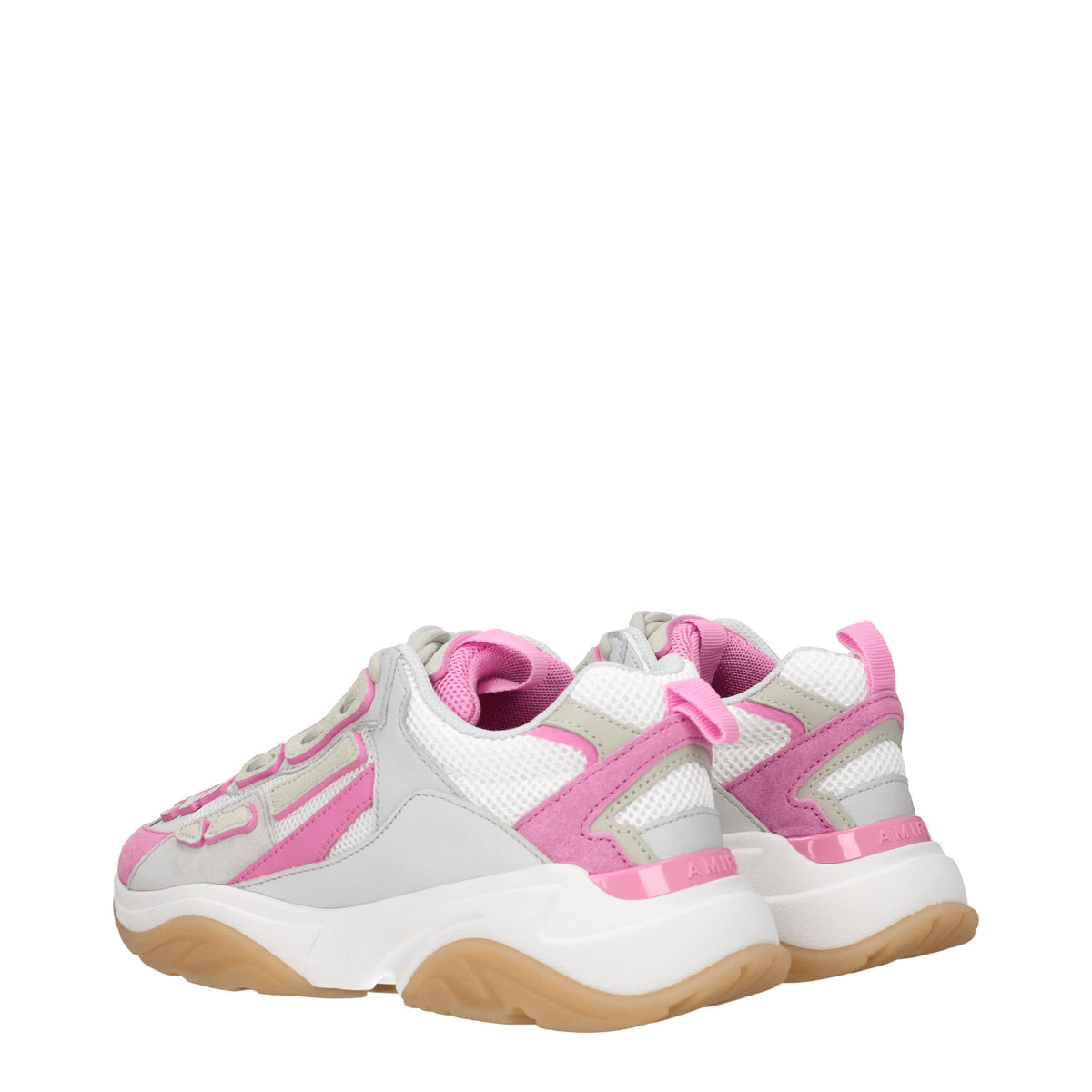 Amiri Sneakers Donna Tessuto Bianco Rosa