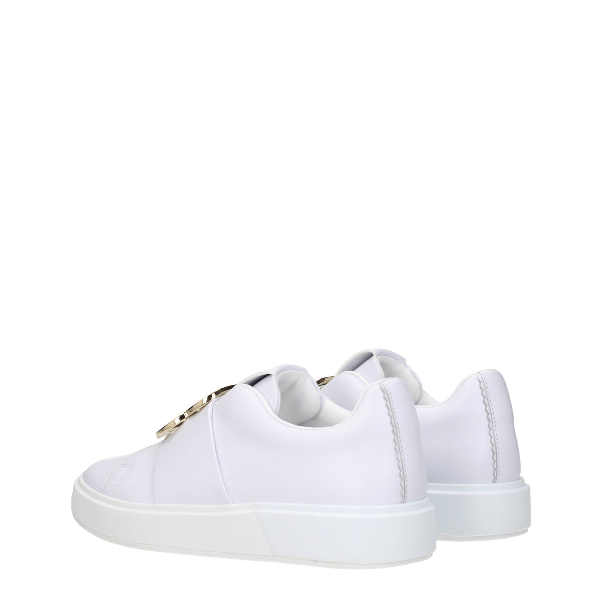 Balmain Sneakers Donna Pelle Bianco