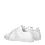 Maison Margiela Sneakers Uomo Pelle Bianco Grigio