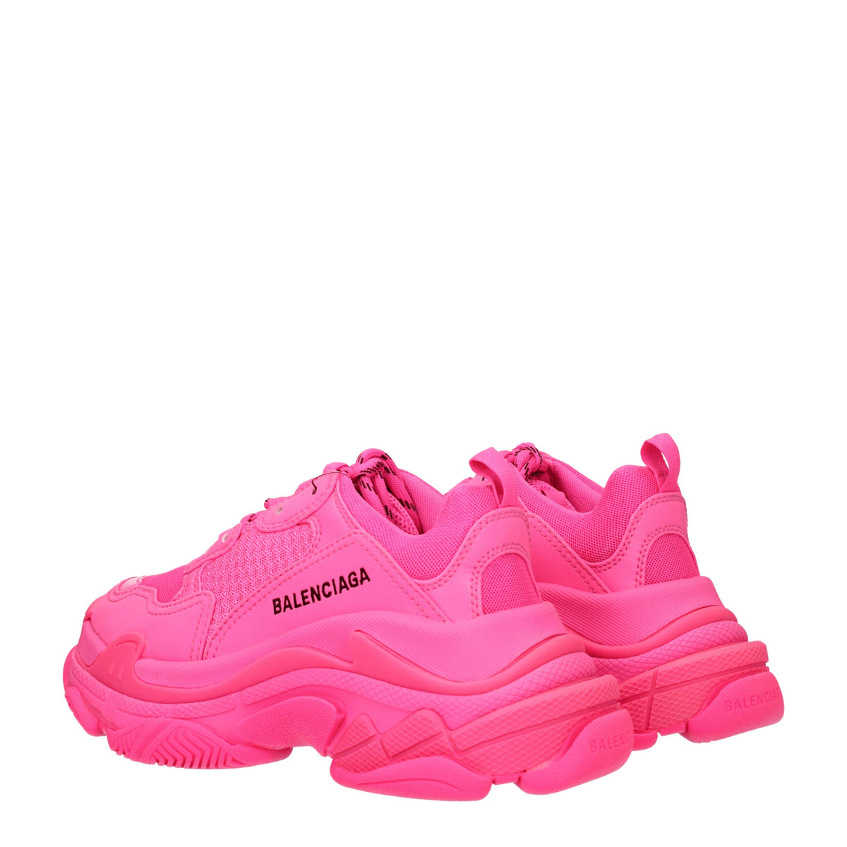 Balenciaga Sneakers triple s Donna Vernice Rosa Rosa Fluo