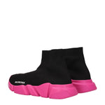 Balenciaga Sneakers Donna Tessuto Nero Fuxia