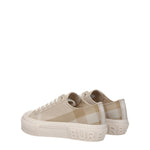 Burberry Sneakers Donna Tessuto Beige