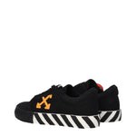 Off-White Sneakers vulcanized Uomo Tessuto Nero Arancione