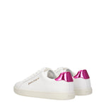 Palm Angels Sneakers Donna Pelle Bianco Fuxia