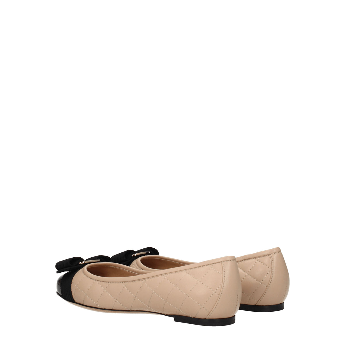 Salvatore Ferragamo Ballerine varina Donna Pelle Beige Biscotto