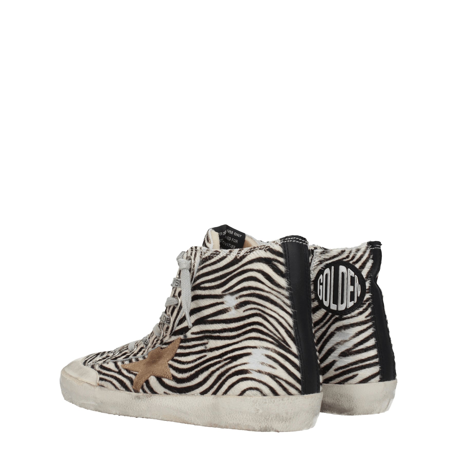 Golden Goose Sneakers francy Donna Cavallino Bianco Nero