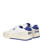 Palm Angels Sneakers Uomo Pelle Bianco Blu