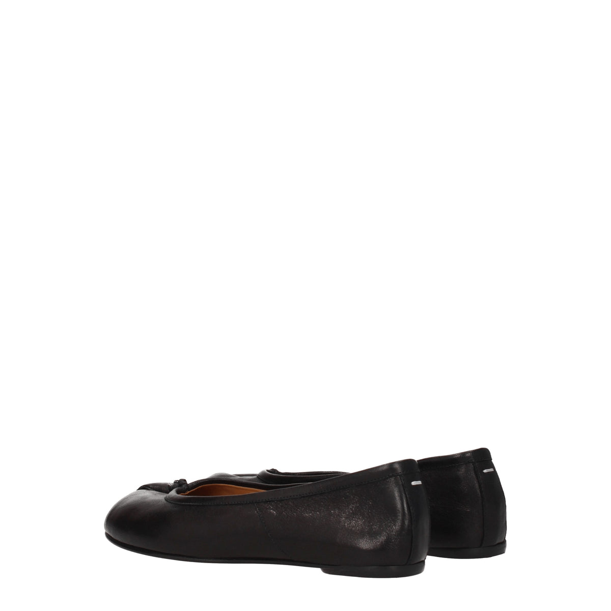 Maison Margiela Ballerine Donna Pelle Nero