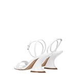 Casadei Sandali Donna Vernice Bianco Bianco Ottico