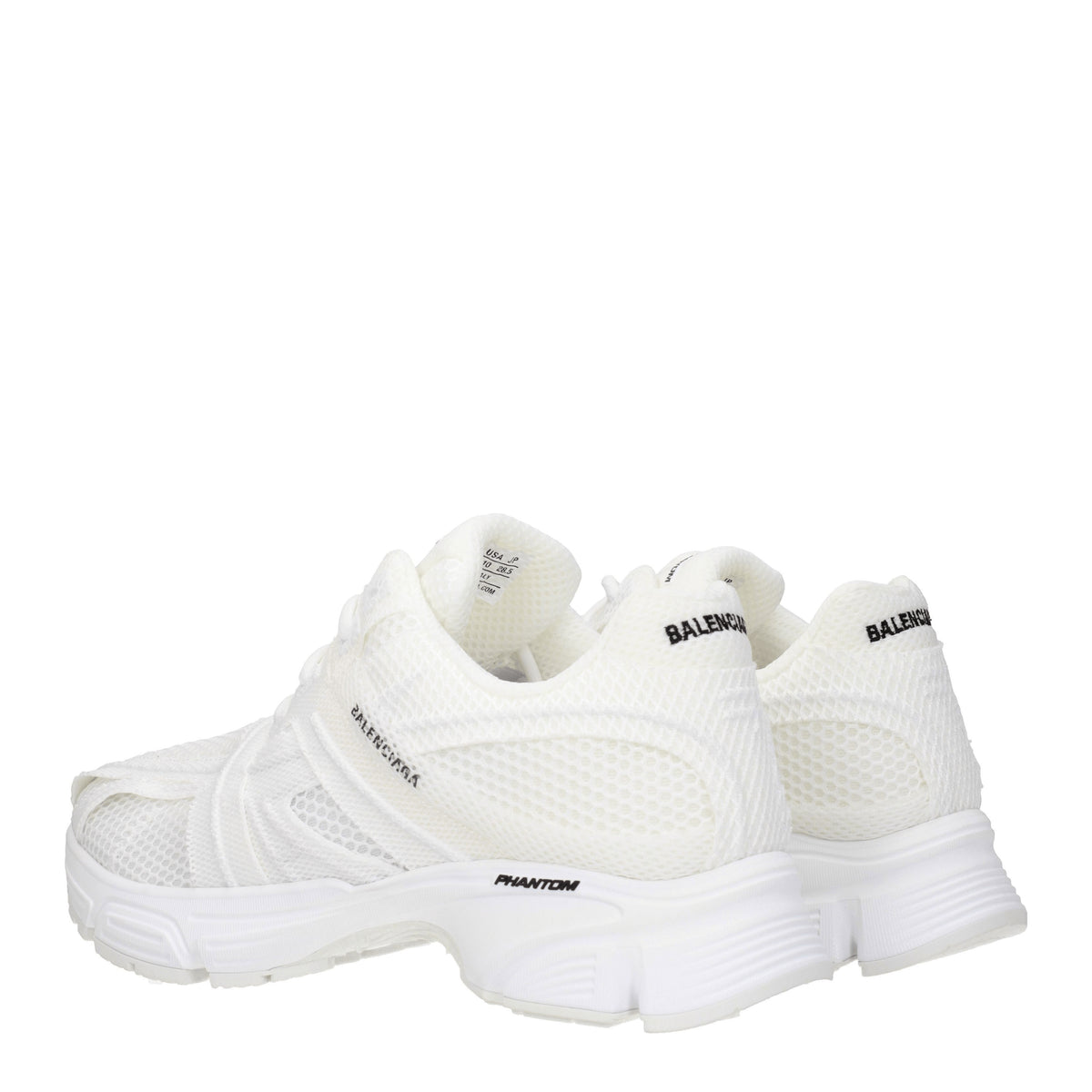 Balenciaga Sneakers phantom Uomo Tessuto Bianco Bianco Sporco